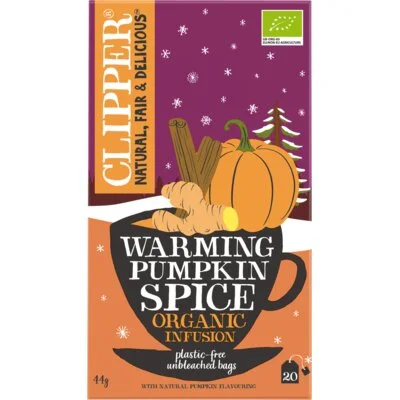 Clipper Warming pumpkin spice