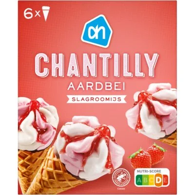 Ah chantilly aardbei