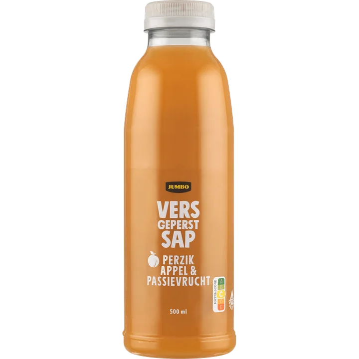 Jumbo Vers Sap Perzik, Appel & Passievrucht 500ML
