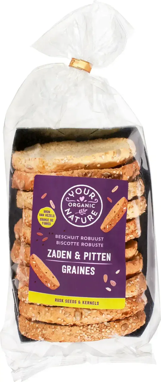 Zaden pitten beschuit