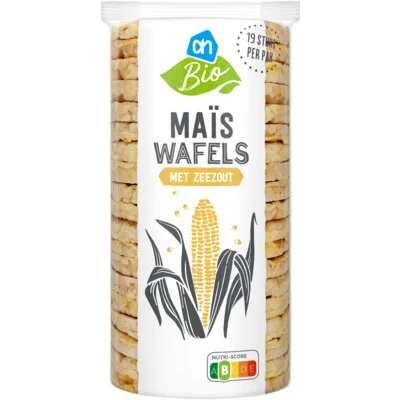 AH Biologisch Maiswafels met zeezout
