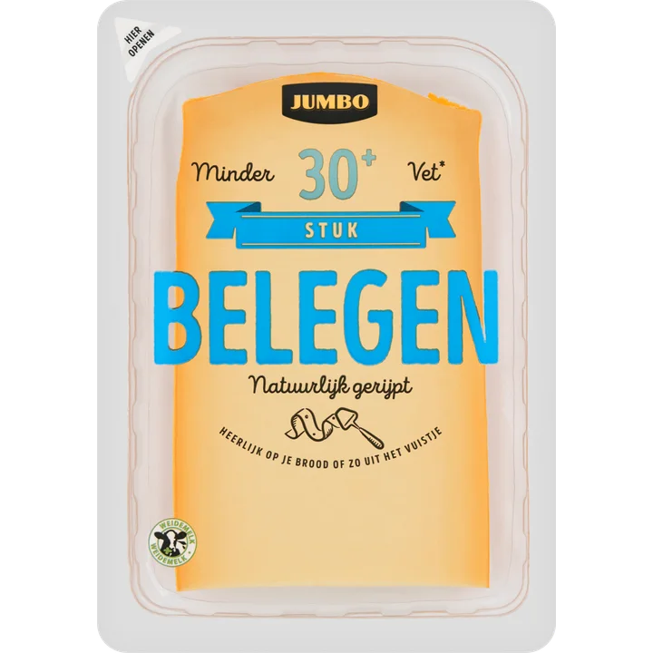 Jumbo Belegen Kaas 30+ Stuk 430 g