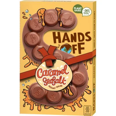 Hands Off Sint letter vegan caramel seasalt