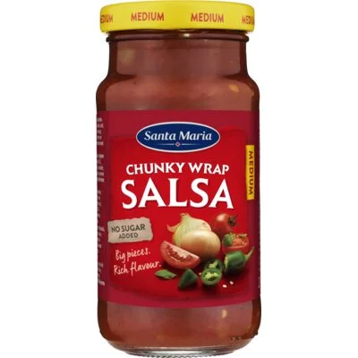 Santa Maria Chunky Wrap Salsa Medium 230 g
