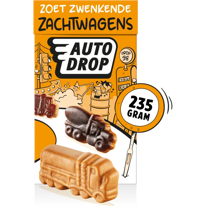 Autodrop Zoet Zwenkende Zachtwagens 235 g
