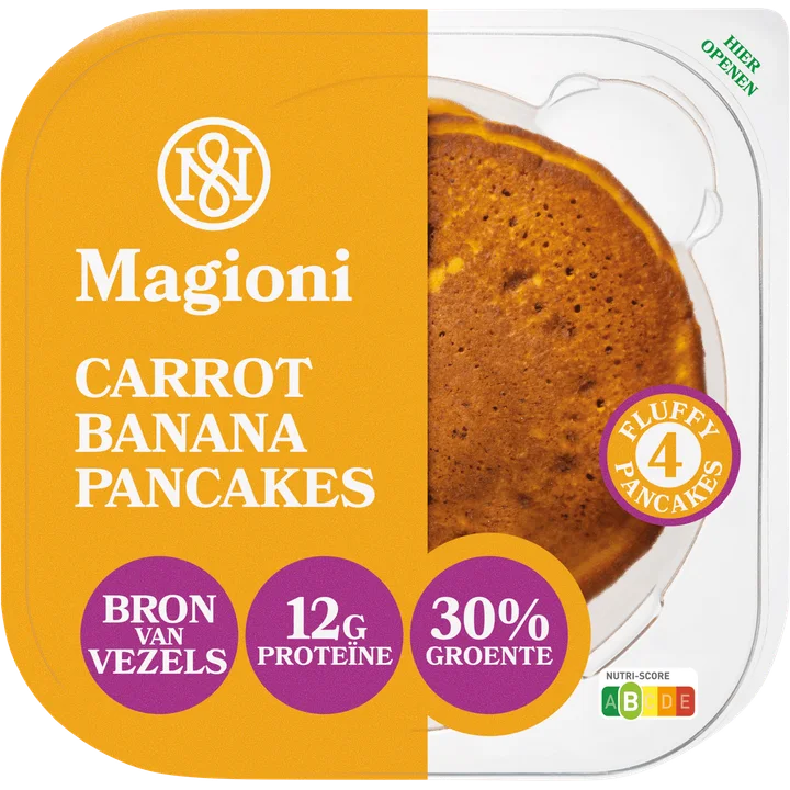 Magioni Carrot Banana Pancakes 4 x 40 g