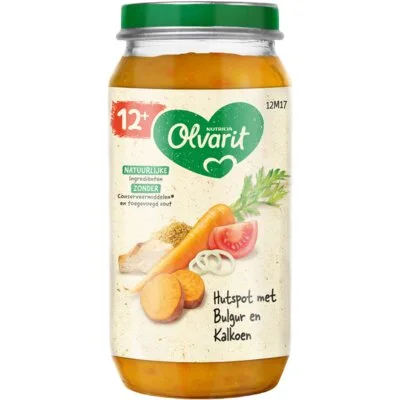 Olvarit Hutspot met bulgur en linzen 12m+