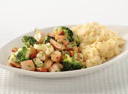Bloemkool-broccolicurry met kip