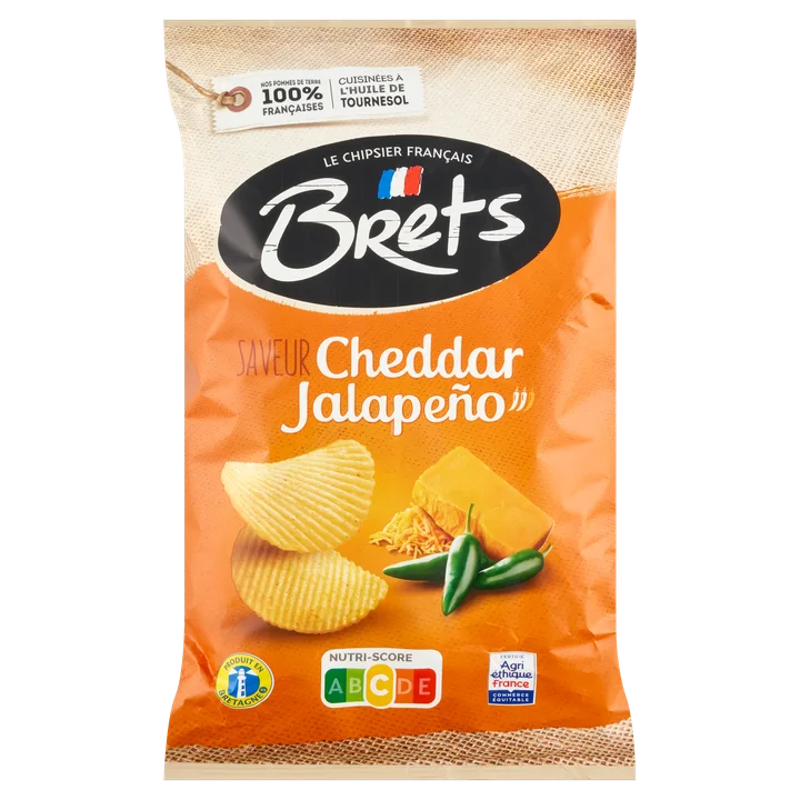 Brets Saveur Cheddar Jalapeño 125 g