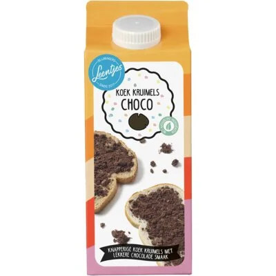 Leentjes Koek kruimels choco
