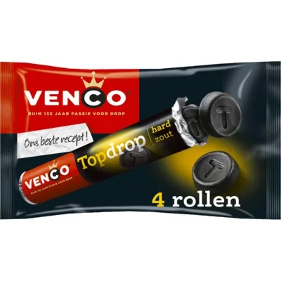 Venco Topdrop hard zout 4-pack