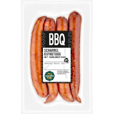 AH Kip hotdog kaas zaanlander
