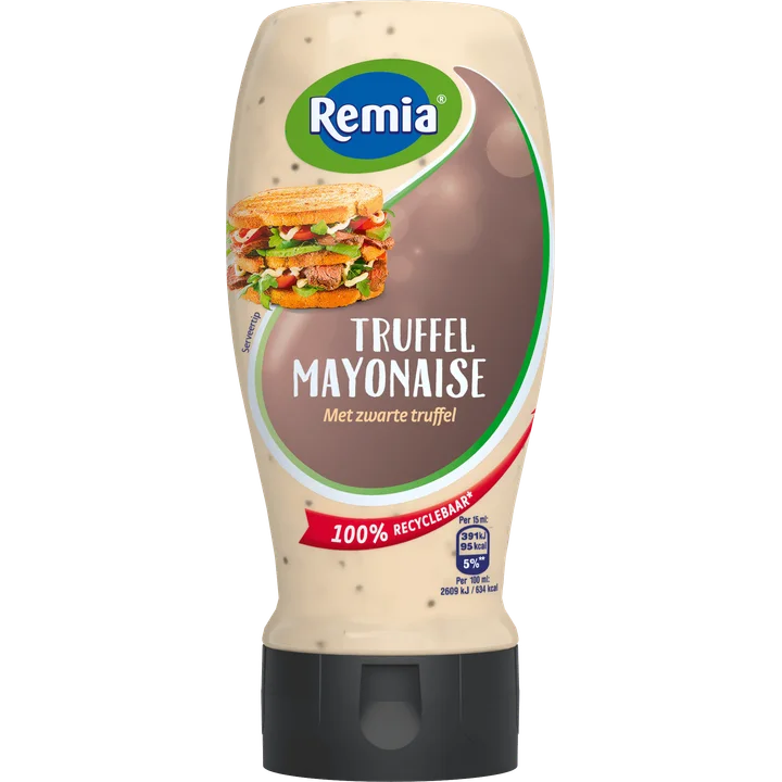 Remia Truffel Mayonaise met Zwarte Truffel 300 ml