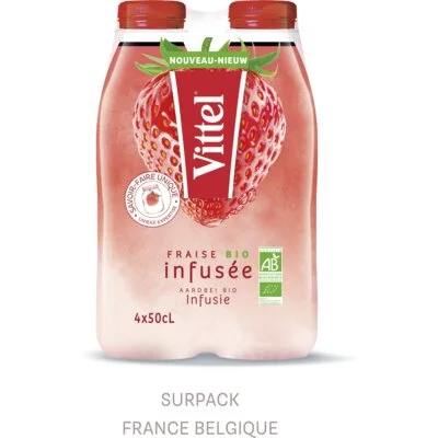 Vittel Infusies van aardbei bel