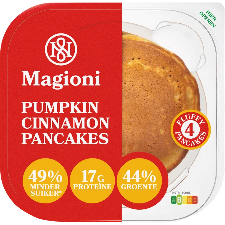 Magioni Pumpkin Cinnamon Pancakes 4 x 40 g