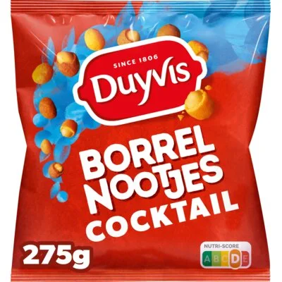 Duyvis Borrelnootjes Cocktail Pinda Noten 275 gr