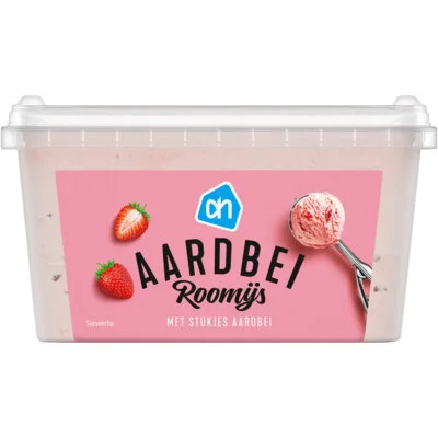 AH Roomijs aardbei
