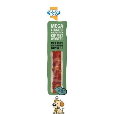 Good boy Mega lekkere kauwstick kip met wortel