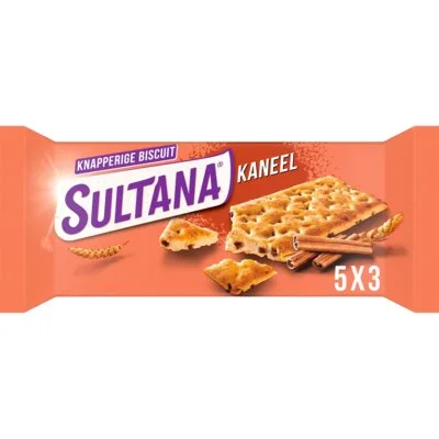 Sultana Knapperige biscuit kaneel