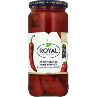 Royal Geroosterde rode paprika