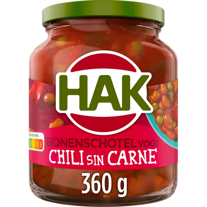 Hak Bonenschotel voor Chili sin Carne 360 g