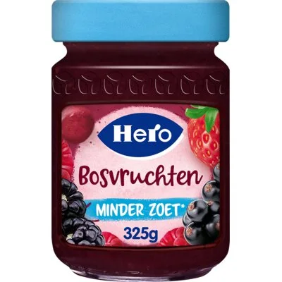 Hero Jam minder zoet bosvruchten