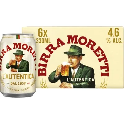 Birra Moretti L'autentica bier 6-pack