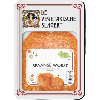 Vegetarische Slager Spaanse worst