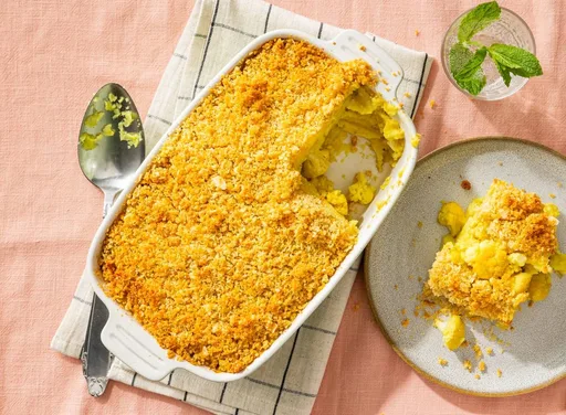 Bloemkool ovenschotel met aardappelpuree
