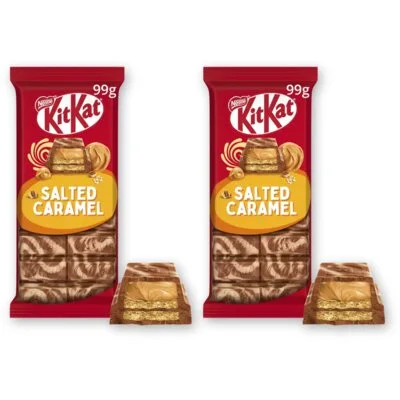 Kitkat Melkchocoladereep salted caramel 2-pack