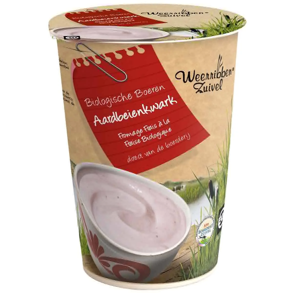 Aardbeien kwark