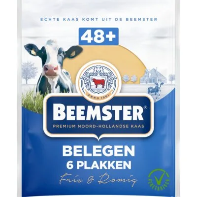Beemster Belegen Kaas 6 Plakken 0,150 kg