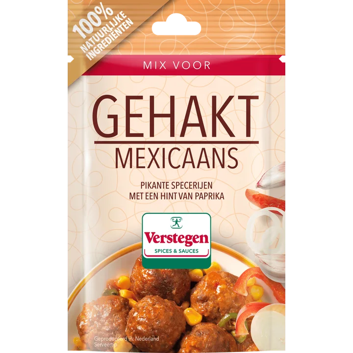 Verstegen Mix voor Gehakt Mexicaans 40 g