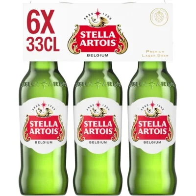 Stella Artois Belgium pils 6-pack
