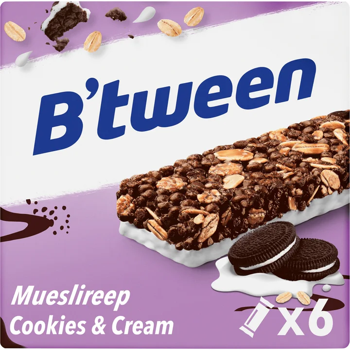 B'tween Cookies & Cream 6 x 23 g