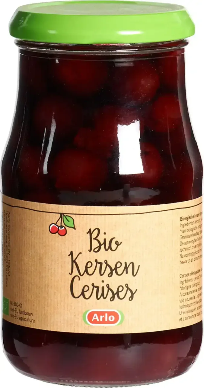 Kersen op siroop