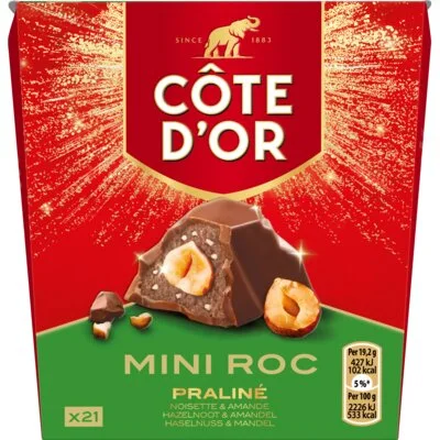 Côte d'Or Mini roc praline