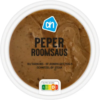 AH Peper roomsaus met scheutje cognac