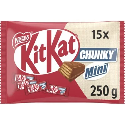 Kitkat Chunky mini melkchocolade uitdeelzak