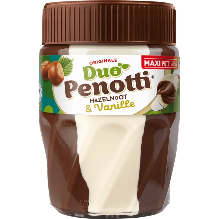 Duo Penotti Hazelnoot & Vanille Maxi Potti 615 g