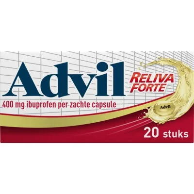 Advil Reliva forte 400mg ibuprofen capsule