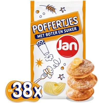 Jan Poffertjes met Boter en Suiker 335 g