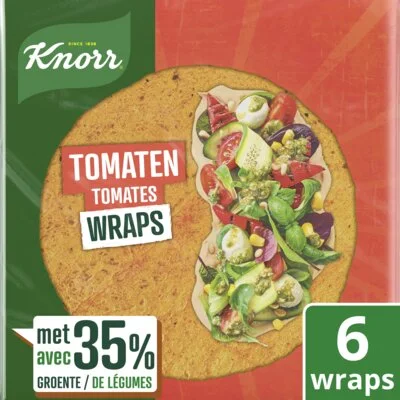 Knorr Wraps Tomaten 6 stuks