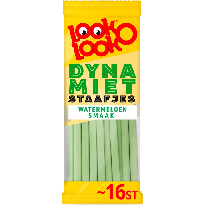 Look-O-Look Dynamietstaafjes Watermeloen 16 stuks