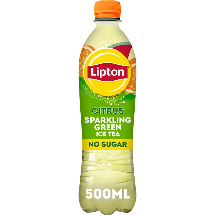 Lipton Ice Tea Sparkling Green Citrus No Sugar 500 ml