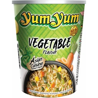 Yum Yum Vegetable flavour instant noodles