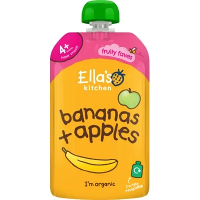 Ella's kitchen Bananas + apples 4m+