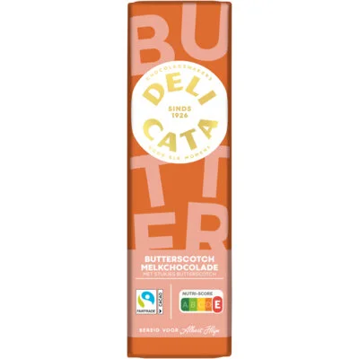 Delicata Reep melkchocolade butterscotch