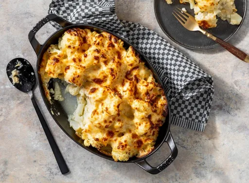Bloemkool uit de oven met kaas
