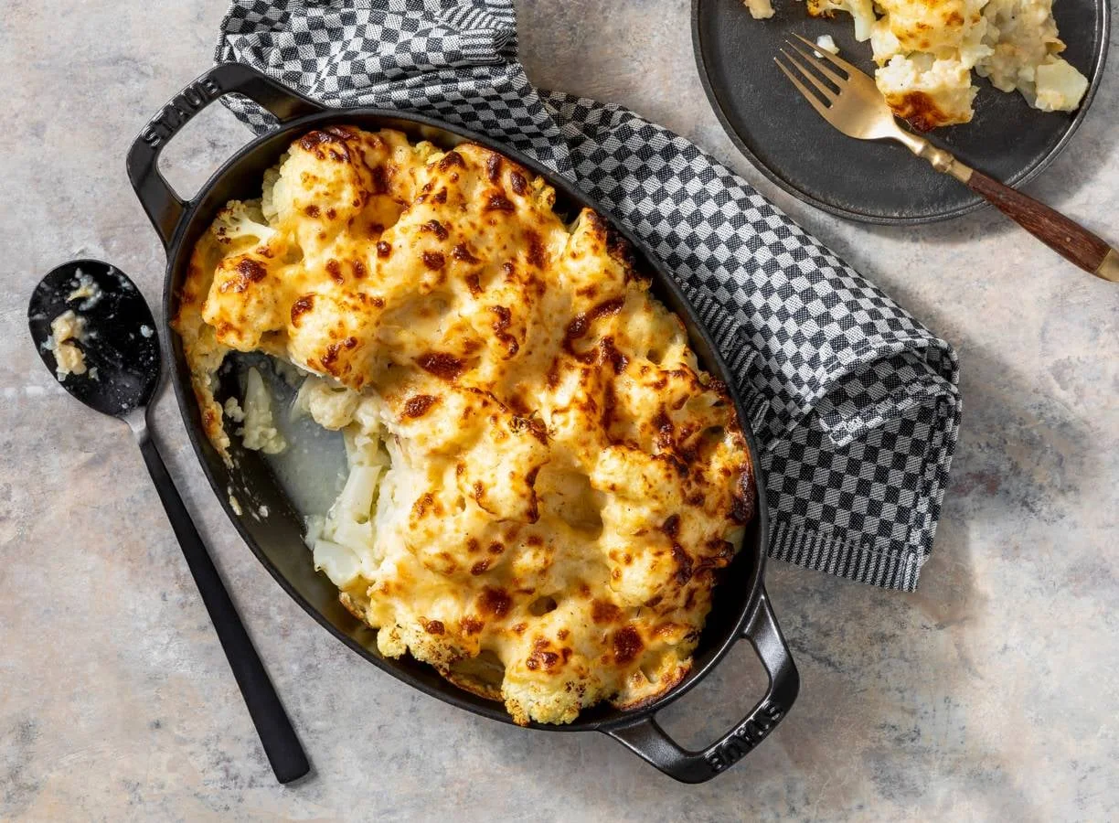 Bloemkool uit de oven met kaas